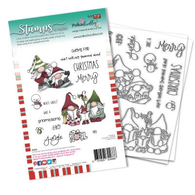 Polkadoodles Clear Stamps - Gnomeazing Christmas
